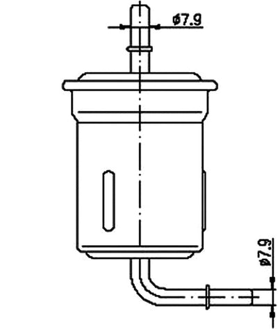 JS,, Petrol Filter (INJECTOR & CARBURETOR), 0K08A-20-490, FS9118, KIA