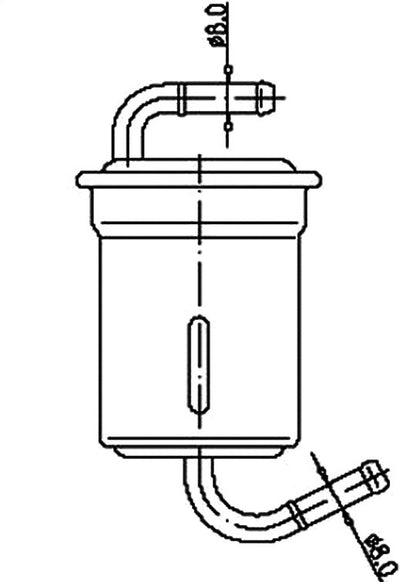 JS,, Petrol Filter (INJECTOR & CARBURETOR), 043-0915, FS9053, MAZDA