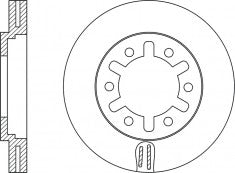 Rotor Disc, NIBK, 40206-VB000, RN1421V, NISSAN (018491)