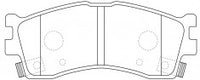 NIBK, Brake Pad, DB1753, PN0702, BENDIX AUS