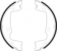 NIBK, Brake Shoes, 330781B, FN0519, BENDIX EUR