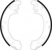 NIBK, Brake Shoes, S801-1515, FN0627, FMSI