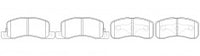 NIBK, Brake Pad, AN-788WK, PN2002, AKEBONO
