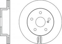 Rotor Disc, NIBK, 562242B, RN1272V, BENDIX (017915)