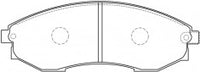 ဘရိတ် Pad၊ NIBK၊ DB1710၊ PN0083၊ BENDIX AUS (017458)