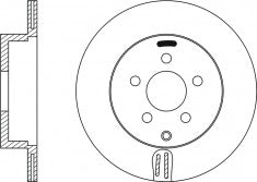 Rotor Disc, NIBK, 43206-3JA0A, RN1185V, NISSAN (018407)