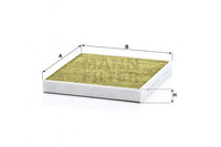 Cabin Filter Biofunctional, MANN-FILTER, 0, FP26009, (069055)
