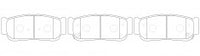 NIBK, Brake Pad, DB 2035, PN0797, BENDIX AUS