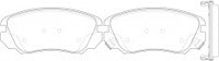 NIBK, Brake Pad, 13237750, PN0839, CHEVROLET