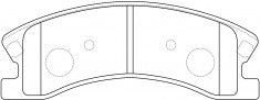 NIBK, Brake Pad, DB1716, PN0067, BENDIX AUS