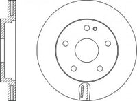 Rotor Disc, NIBK, 561697B, RN1051V, BENDIX (017878)