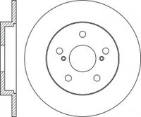 Rotor Disc, NIBK, 42431-02170, RN1352, TOYOTA (018836)