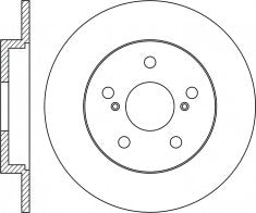 Rotor Disc, NIBK, 42431-02170, RN1352, TOYOTA (018836)