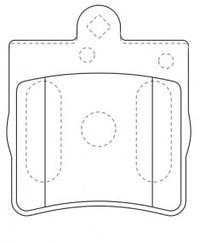NIBK, Brake Pad, 571925B, PN0310, BENDIX
