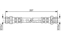 Brake Hose, BOSCH, 58737-22000, 1 987 435 065, HYUNDAI  (020818)