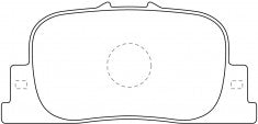 ผ้าเบรค NIBK, A-604K, PN1431, AKEBONO (016743)