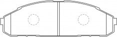 NIBK, Brake Pad, A-391K, PN2308, AKEBONO