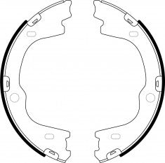 NIBK, Brake Shoes, 58350-4HA00, FN0715, HYUNDAI