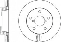 จานโรเตอร์, NIBK, 43512 22240, RN1499V, TOYOTA (018886)