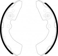 NIBK, Brake Shoes, NN-3051, FN6710, AKEBONO