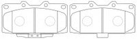 NIBK, Brake Pad, A-430WK, PN7463, AKEBONO