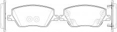 NIBK, Brake Pad, 7 736 791 0, PN0775, FIAT