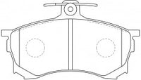 NIBK, Brake Pad, D6102, PN3102, KASHIYAMA