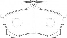NIBK, Brake Pad, D6102, PN3102, KASHIYAMA