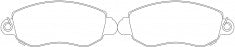 ผ้าเบรค NIBK 573015B PN0164 BENDIX EUR (017357)