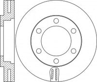 Rotor Disc, NIBK, MK326334, RN2024V, MITSUBISHI (018230)