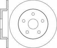 Rotor Disc, NIBK, 2 016 293, RN1758, FORD (017335)