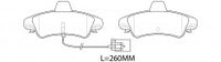 NIBK, Brake Pad, D899-7776, PN0476W, FMSI