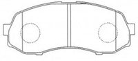 NIBK, Brake Pad, A-443K, PN6355, AKEBONO