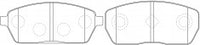 NIBK Brake Pad Ceramic A-305K, PN9408 AKEBONO