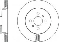 จานโรเตอร์, NIBK, 562455B, RN1309V, BENDIX EUR (017074)