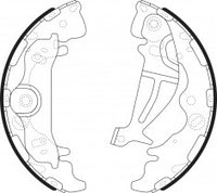 NIBK, Brake Shoes, S1003, FN11001, FMSI