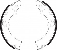 NIBK, Brake Shoes, BS2029, FN1164, BENDIX AUS