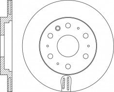 Rotor Disc, NIBK, 42431-26160, RN1605V, TOYOTA (019011)