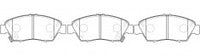 NIBK, Brake Pad, AN-376WK, PN8264, AKEBONO