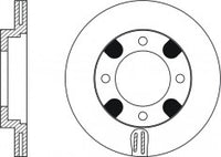 จานโรเตอร์, NIBK, 561521B, RN1027V, BENDIX (017399)