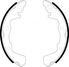 NIBK, Brake Shoes, 362015B, FN7724, BENDIX EUR