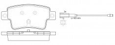 NIBK, Brake Pad, DB2220, PN0481W, BENDIX AUS