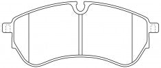 NIBK, Brake Pad, 65508206000, PN0869, MAN