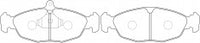 ผ้าเบรค NIBK DB1275 PN0021 BENDIX AUS (017046)