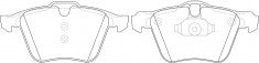 NIBK, Brake Pad, D1305-8357, PN0483, FMSI