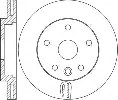 Rotor Disc, NIBK, LR059122, RN1727V, LAND ROVER (017752)