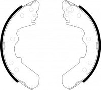 NIBK, Brake Shoes, NN-4027, FN4452, AKEBONO