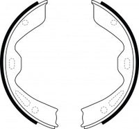 NIBK, Brake Shoes, 298 698 533, FN0720, PORSCHE