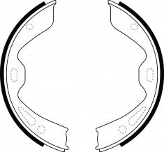 NIBK, Brake Shoes, 298 698 533, FN0720, PORSCHE