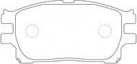 ผ้าเบรค NIBK DB1861 PN1784 BENDIX AUS (019002)